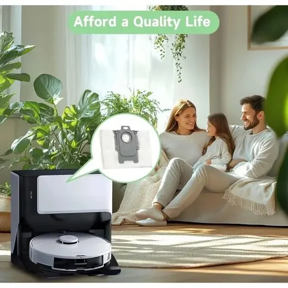 Dust Bags Roborock QRevo Series S8 MaxV Ultra S8 Max Ultra Saros10 14/pack - Picture 6 of 6